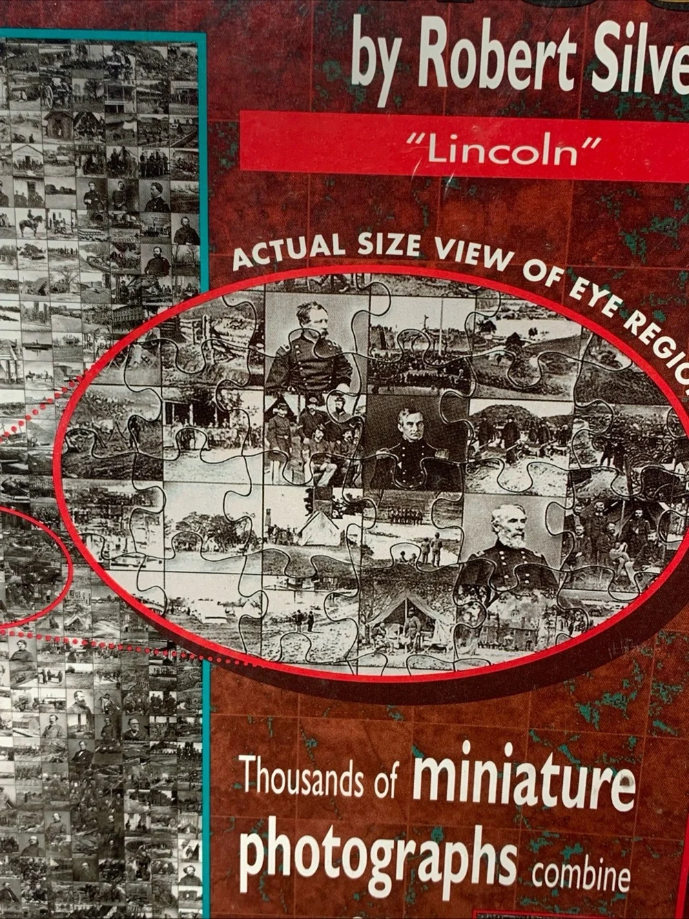 Abraham Lincoln Photomosaics 1000 Piece Jigsaw Puzzle Robert Silvers NEW Sealed!